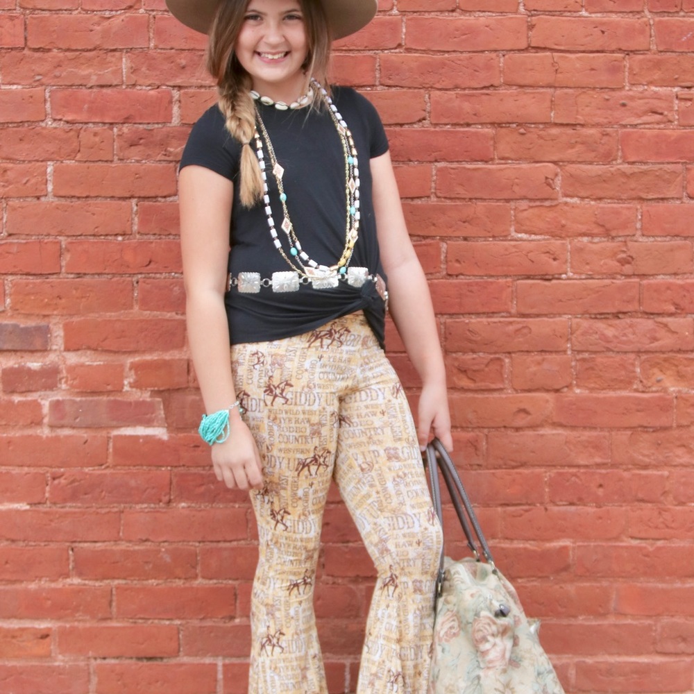 Giddy Up bell bottoms!